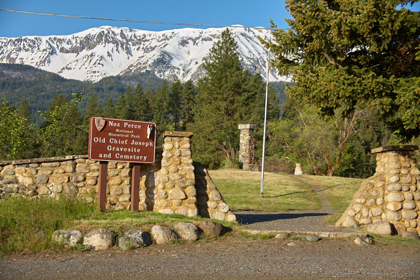 old chief joseph gravesite and cemetary baird